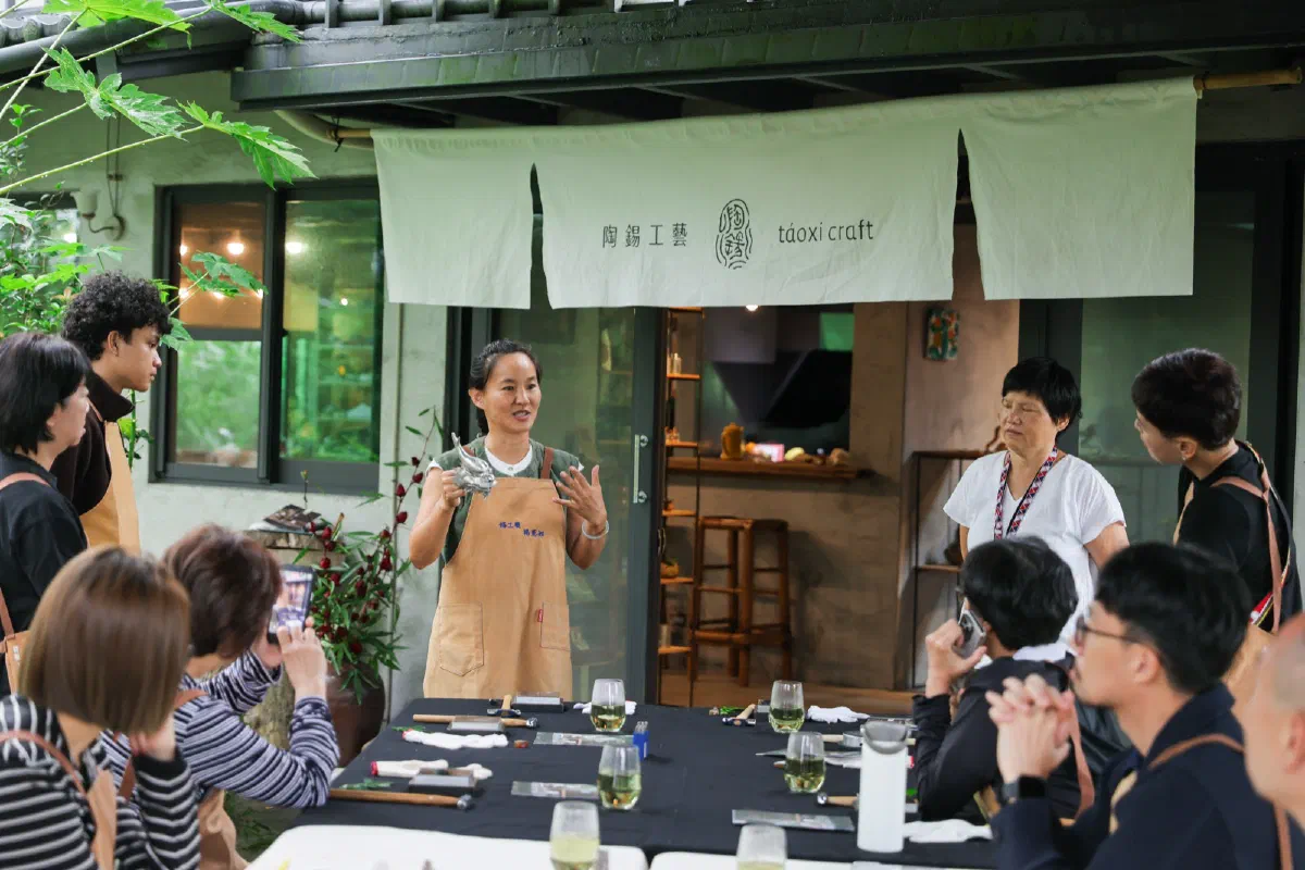 企業包班怎麼安排？花蓮玉里員工旅遊的錫工藝・陶藝手作體驗